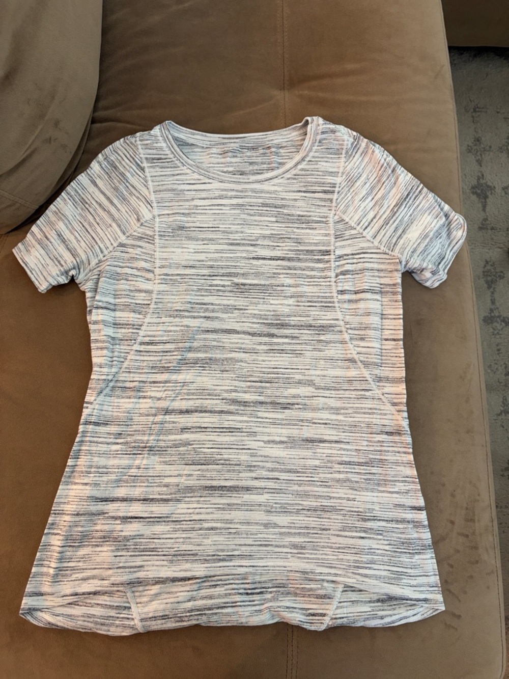 lululemon athletica Light Heathered Blue Short-Sleeve Tee